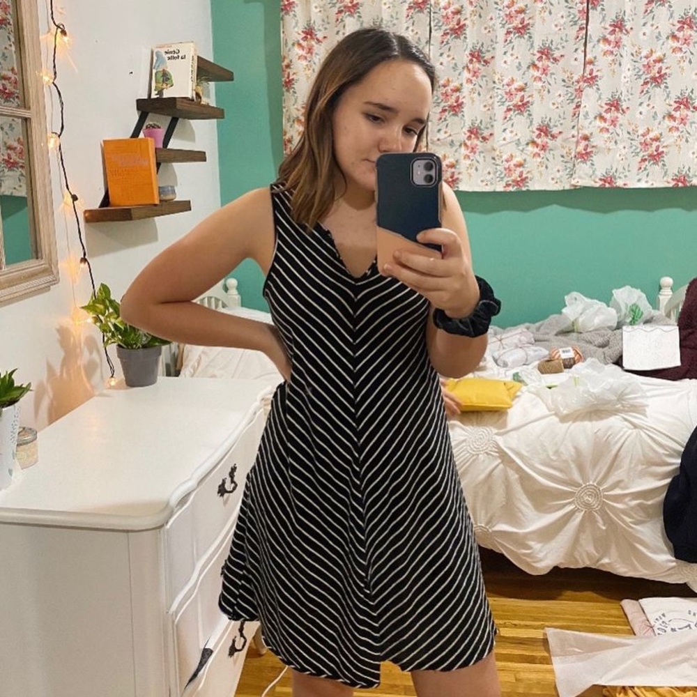 striped flowy dress!
